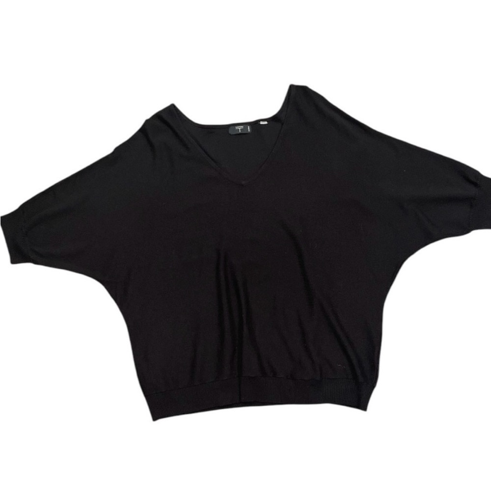 Tahari batwing v-neck sweater
